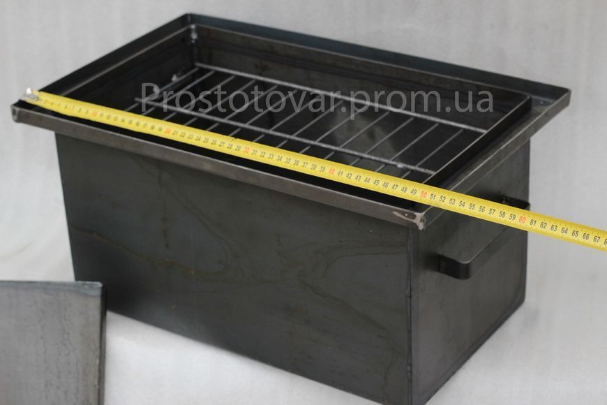 Коптилка. Коптильня большая, 52х32х36, с набором (шланг и щепа). 1322000689 фото