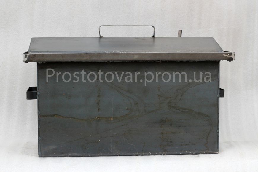 Коптилка. Коптильня большая, 52х32х36, с набором (шланг и щепа). 1322000689 фото