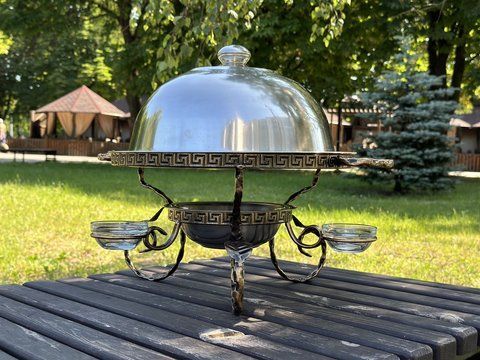 Садж Греция 36 см+3 соусницы 36Гр.с фото
