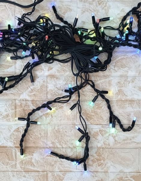 Гирлянда Бахрома 3м Led 100 микс уличная НТ-0265 фото