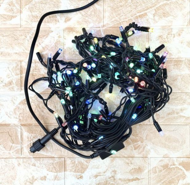 Гирлянда Бахрома 3м Led 100 микс уличная НТ-0265 фото