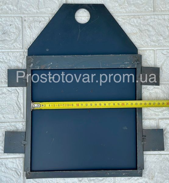 Засувка печена 230х230 мм. велика залізна (шибер, заслінка печена). шубер Р. Большой фото